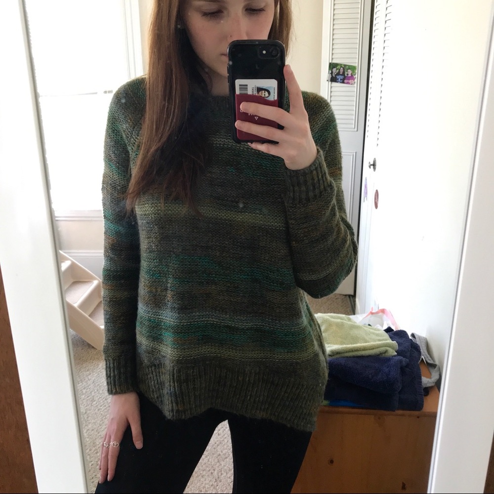 multicolor sweater